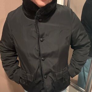 Women’s reversible Faux Fur Black Jacket